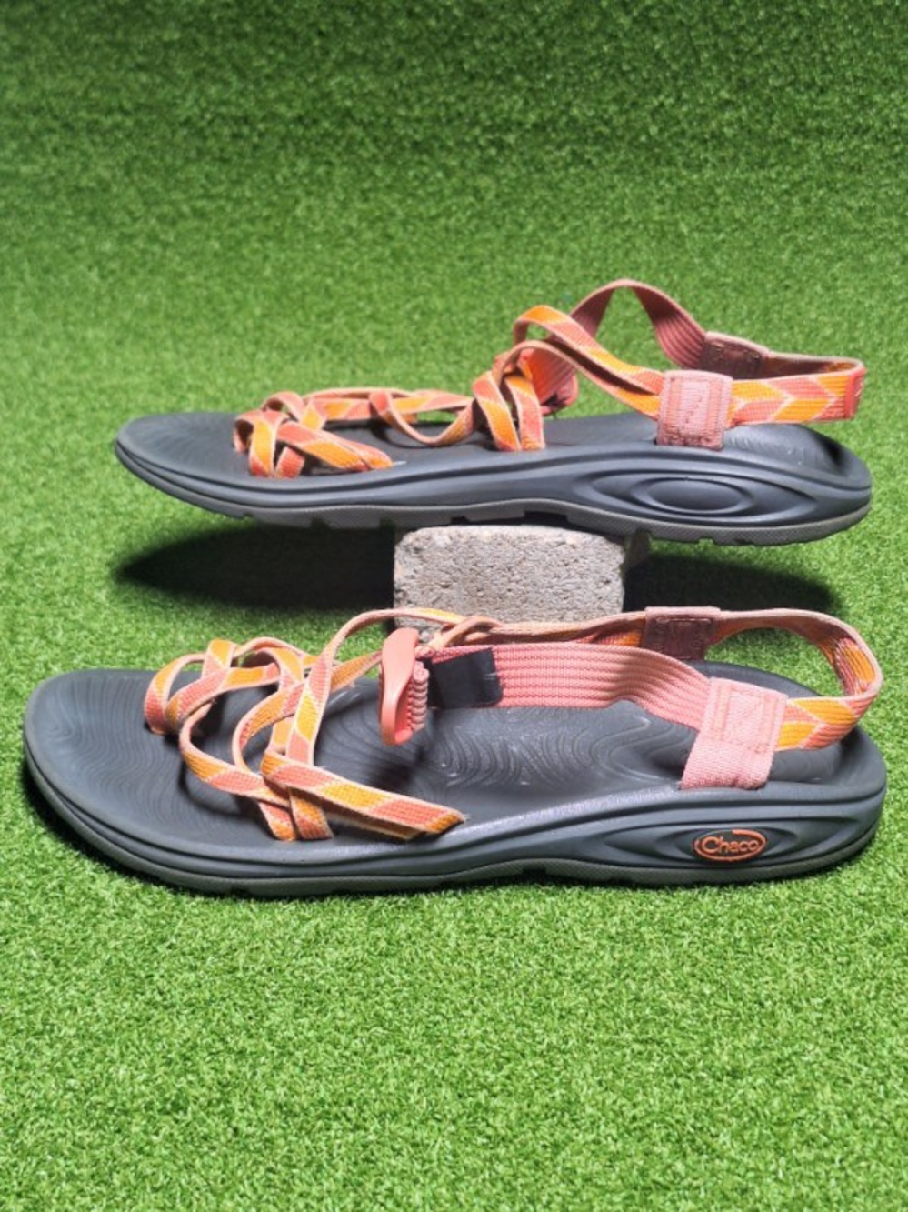 Chaco Women’s Pink-Orange Strappy Sandals